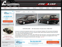 Tablet Screenshot of civic4g.com